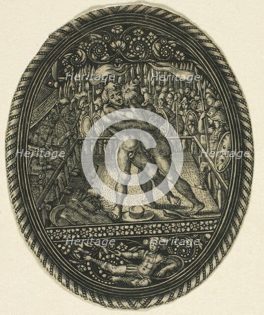 Combat, 1620/50. Creator: Antoine Jacquard.