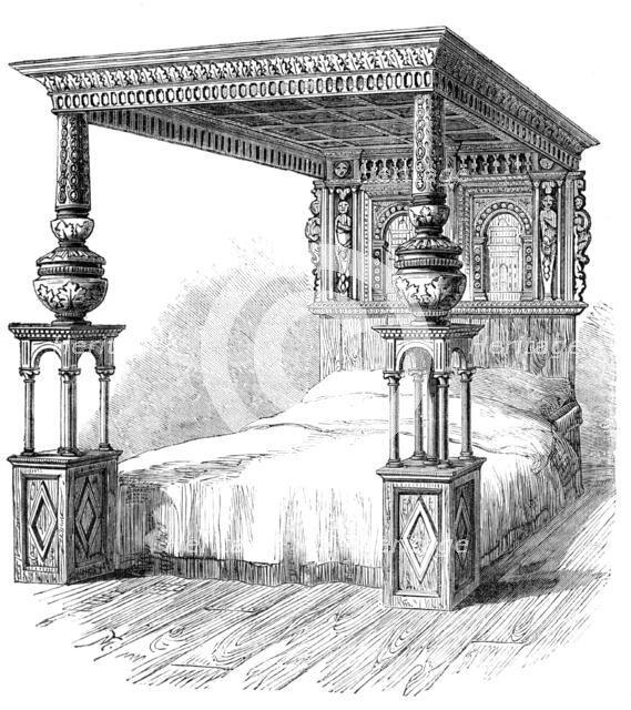 The Great Bed of Ware, 1861. Creator: Unknown.