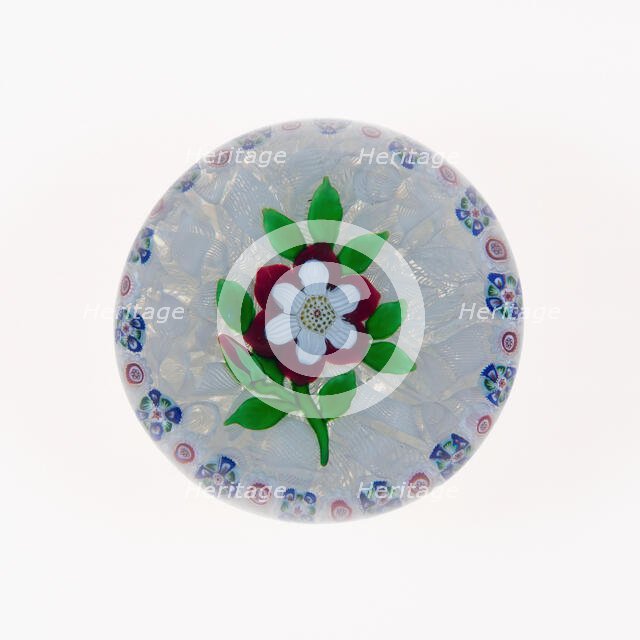 Paperweight, Baccarat, c. 1845-60. Creator: Baccarat Glasshouse.