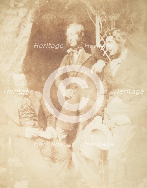 Ogilvie Fairly, Capt. Hamilton, and Gilmore, 1843-47. Creators: David Octavius Hill, Robert Adamson, Hill & Adamson.