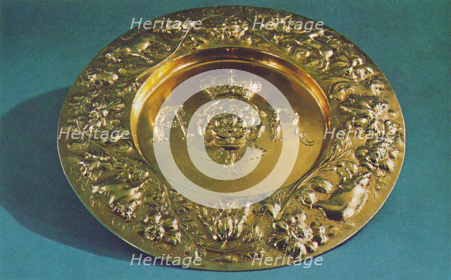 'Arms Dish, 1660', 1953. Artist: Henry Greenway.