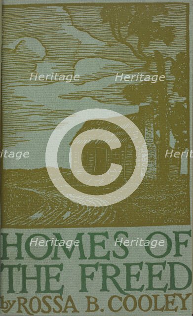 Homes of the freed, cover page, 1926. Creator: Julius John Lankes.