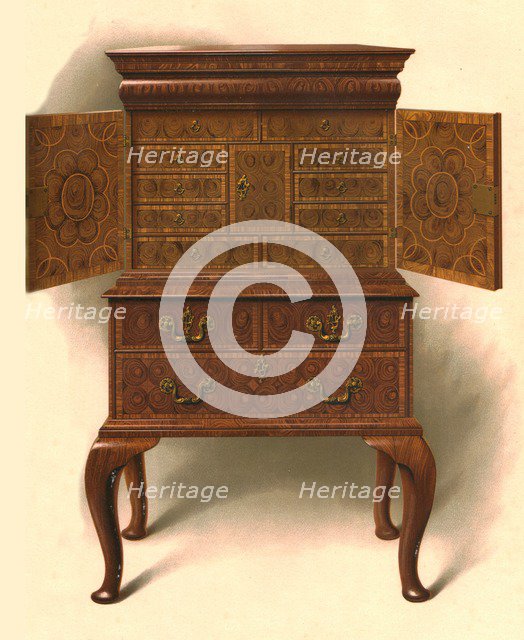 Walnut cabinet, 1906. Artist: Shirley Slocombe.