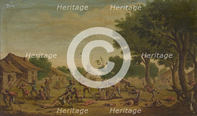 Village Fight. Creator: Jacques Callot.