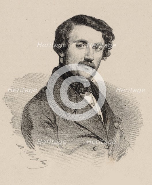 Portrait of the composer Gaetano Donizetti (1797-1848).