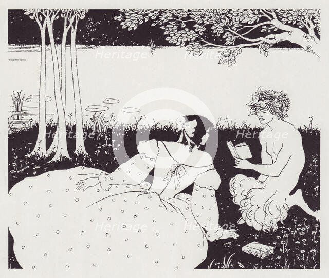 Cover Design for Yellow Book Prospectus for Vol V, 1895. Creator: Aubrey Beardsley.