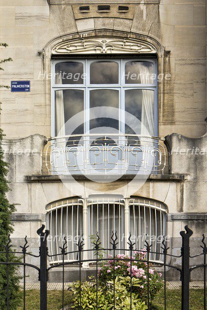 Hotel van Eetvelde, 2 Av. Palmerston, Brussels, Belgium, (1898), c2014-2017. Artist: Alan John Ainsworth.