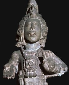 Pre-Columbian Mayan Maize-god. Artist: Unknown