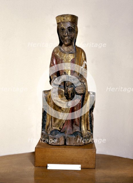 Virgin and Child, polychromed sculpture.