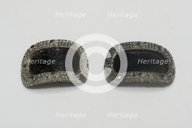 Pair of Shoe Buckles, England, Last quarter 18th century. Creator: Unknown.