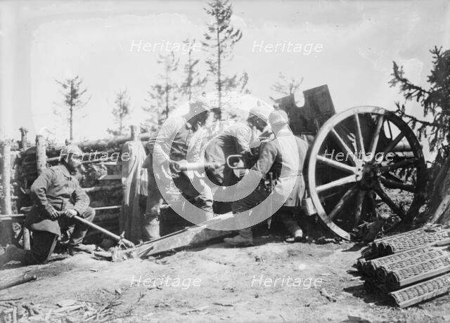 German Battery in Galicia, between 1914 and c1915. Creator: Bain News Service.