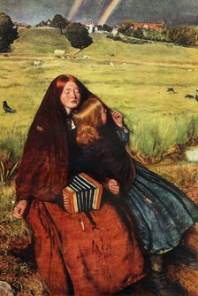 'The Blind Girl', 1856, (1948).  Creator: John Everett Millais.