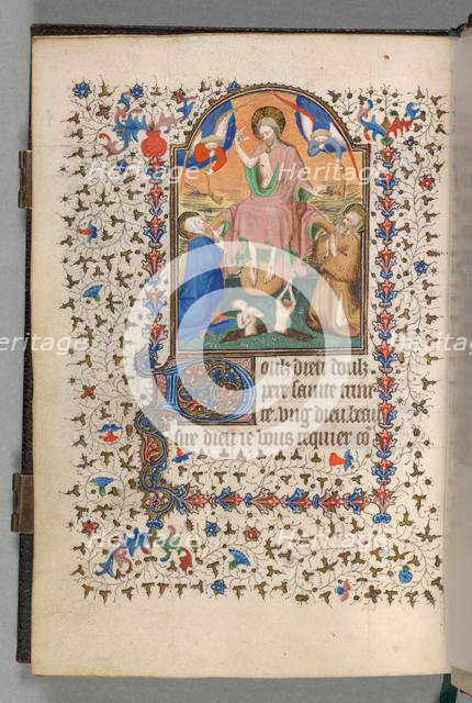 Book of Hours (Use of Paris): Fol. 204v, Last Judgment, c. 1420. Creator: The Bedford Master (French, Paris, active c. 1405-30), possibly studio or workshop of.