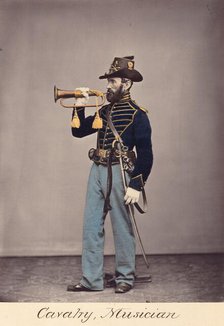 Cavalry, Musician, 1866. Creator: Oliver H. Willard.