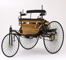 1885 Benz Three Wheeler. Artist: Unknown.