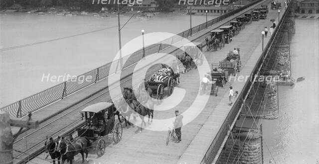 Funeral of Captain Charles T. Boyd, 10th Cavalry, U.S.A..., 1916. Creator: Harris & Ewing.
