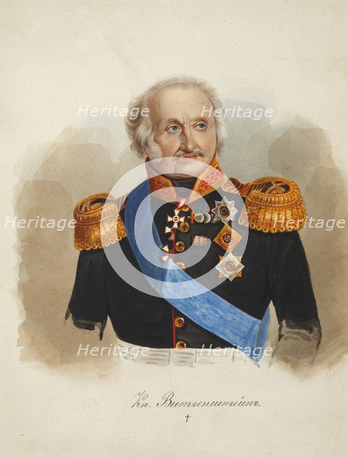 Count Ludwig Adolf Peter of Sayn-Wittgenstein-Ludwigsburg (1769-1843), 1839.