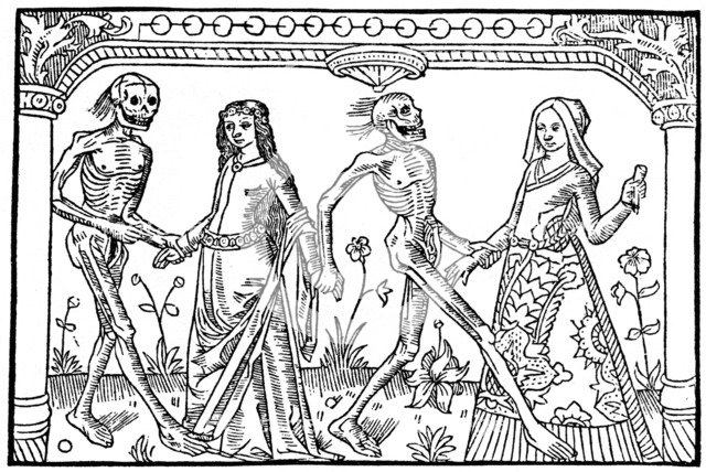 The Bride, the Daughter of Joy and their dead Selves, 1486 (1964). Artist: Anon