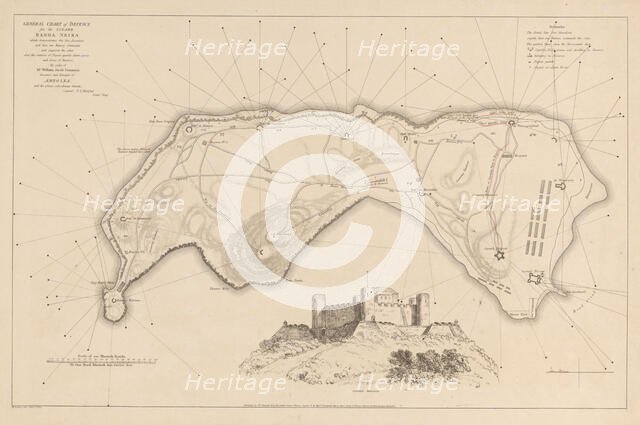 Conquest of Banda by the English on August 9, 1810, (1811). Creator: M. Graham.
