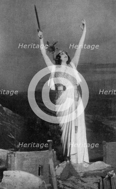 Marthe Chenal, French soprano, 1918. Artist: Unknown