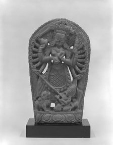 Durga Slaying the Buffalo Demon (Mahisuramardini), between c.1750 and c.1800. Creator: Unknown.