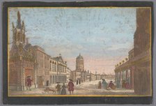 View of the Town Hall at Oxford, 1700-1799. Creator: Anon.