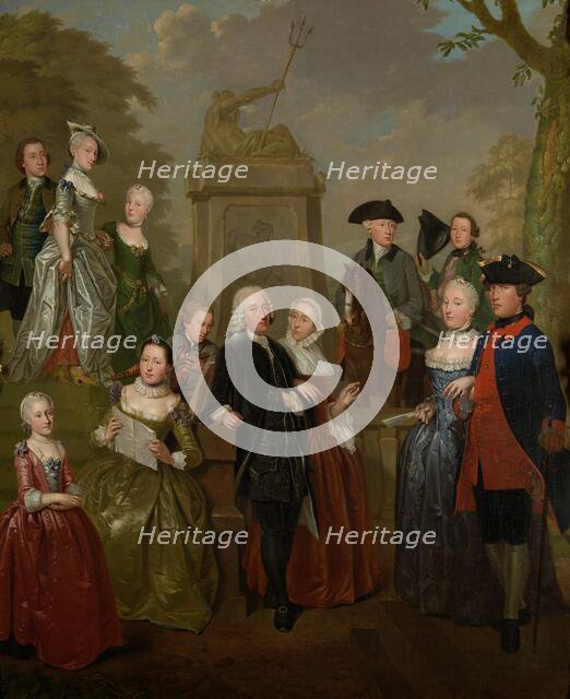 Portrait of Theodorus Bisdom van Vliet and his Family, 1757. Creator: Jan Stolker.