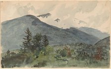 White Mountains from Fernald's Hill, 1860. Creator: Charles de Wolf Brownell.