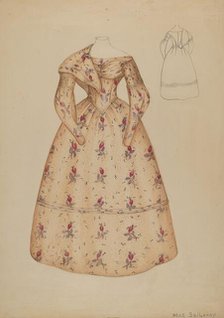 Dress, c. 1936. Creator: Mae Szilvasy.