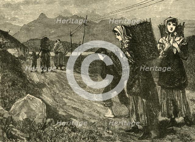 'Natives Going for Peat', 1898. Creator: Unknown.