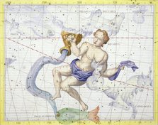 Constellation of Aquarius, 1729. Artist: Unknown