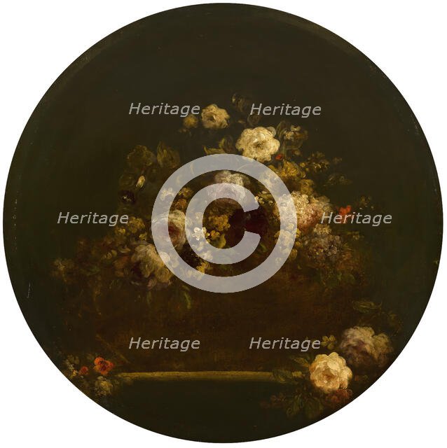 Flowers in a Vase, c1695-1741. Creator: Giovanni Antonio Pellegrini.