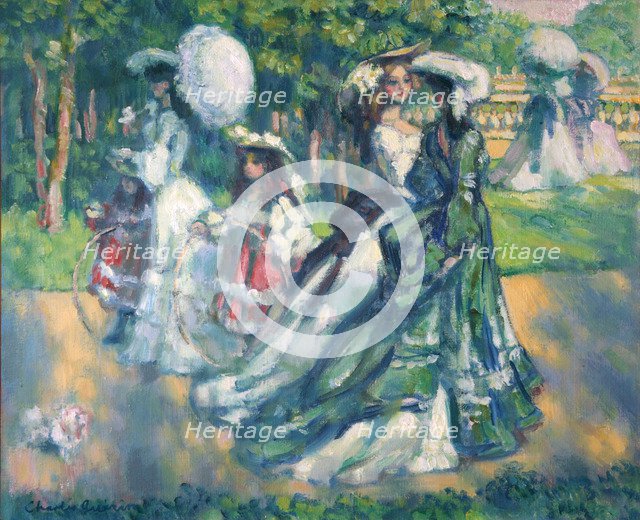 The Walk in Park, 1902. Artist: Guérin, Charles (1875-1939)