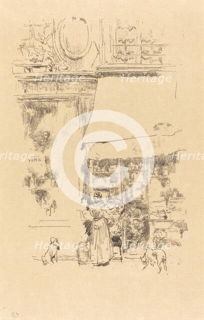 La Fruitière de la rue de Grenelle, 1894. Creator: James Abbott McNeill Whistler.