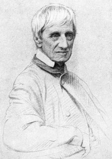 John Henry Newman (1801-1890), British cardinal. Creator: Unknown.