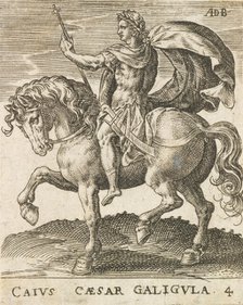 Caius Caesar Galigula from Twelve Caesars on Horseback, ca. 1565-1587., ca. 1565-1587. Creator: Abraham de Bruyn.