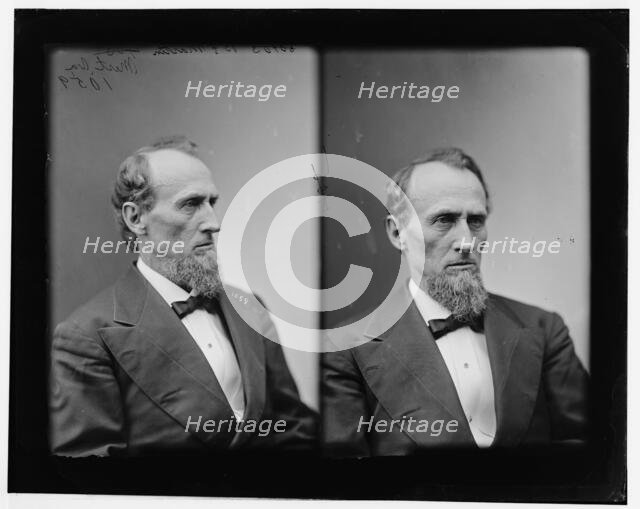 Benjamin Franklin Martin of West Virginia, 1865-1880. Creator: Unknown.