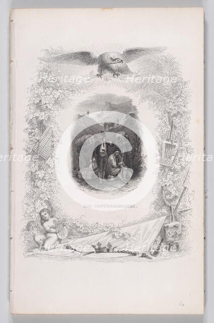 The Smugglers, from The Songs of Béranger, 1829. Creators: Melchior Péronard, Augustin Burdet.