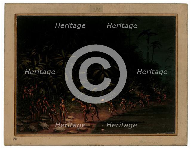 Turtle Hunt, 1854/1869. Creator: George Catlin.