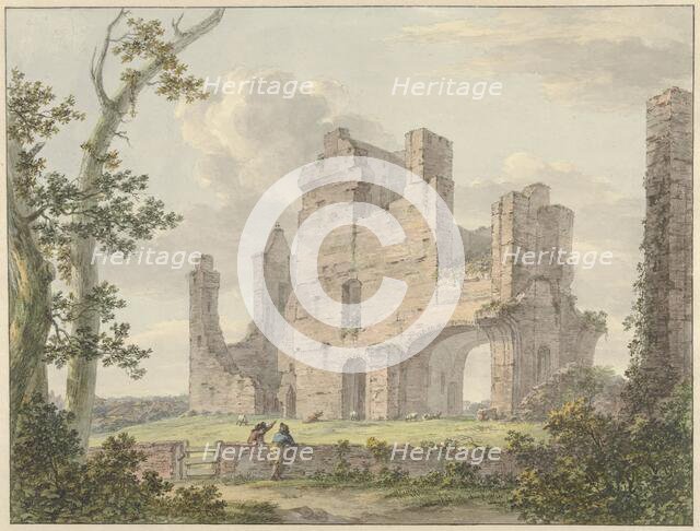 Ruin of Rijnsburg Abbey, 1754-1820. Creator: Hermanus Numan.