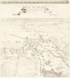 The Siege of Breda [plate 2 of 6], 1627/1628. Creator: Jacques Callot.