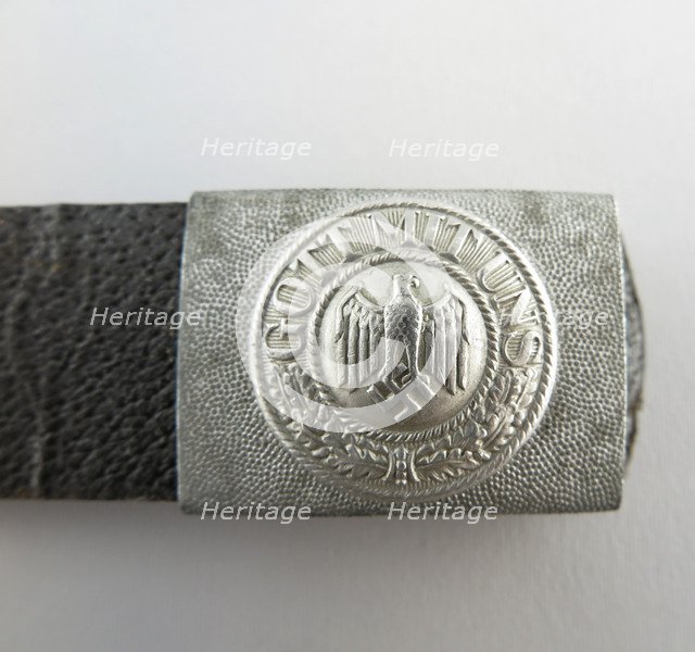 German Heer (Army) Belt Buckle "Gott mit uns (God with us)", ca 1939-1941.