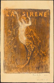 Sirene (Hippocampe), 1896. Creator: Pierre Roche.