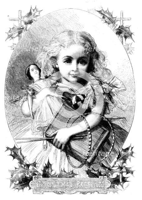"Christmas Presents" - drawn by George Thomas, 1862. Creator: William Luson Thomas.