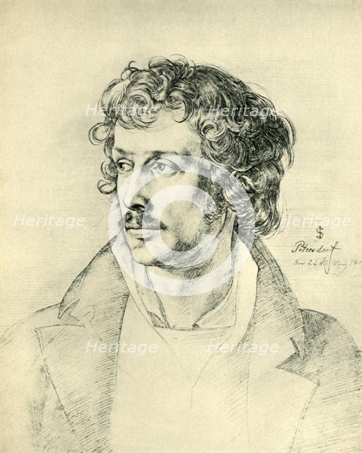 Friedrich Olivier, 1816, (1943).  Creator: Julius Schnorr von Carolsfeld.