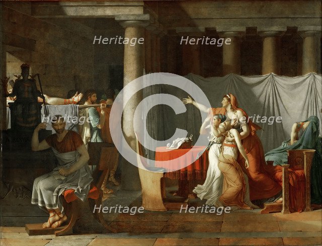 The Lictors Bring to Brutus the Bodies of His Sons, 1789.