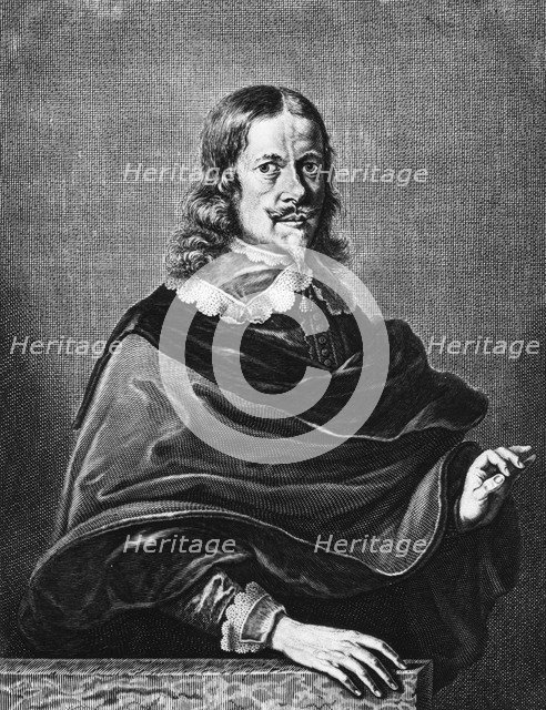 Johannes Hevelius, German astronomer, 1673. Artist: Unknown