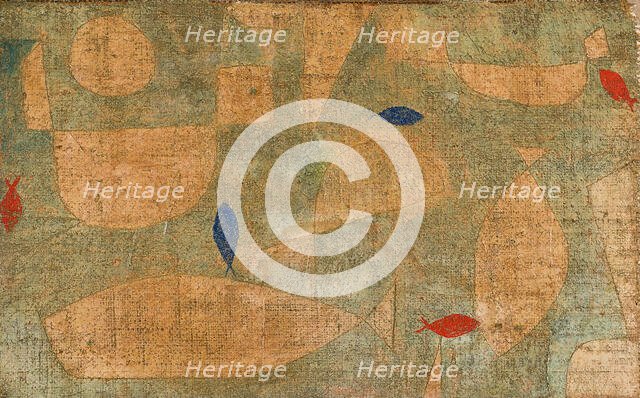 Fattened and ornamental Fishes, 1938. Creator: Klee, Paul (1879-1940).