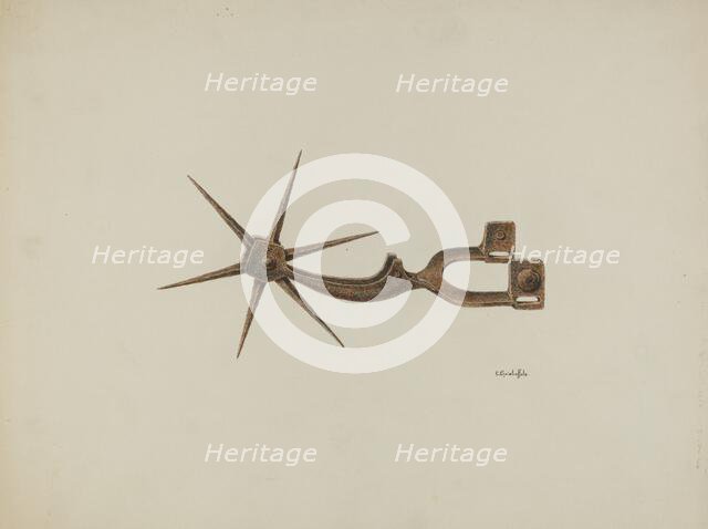 Spur, c. 1936. Creator: Cornelius Christoffels.