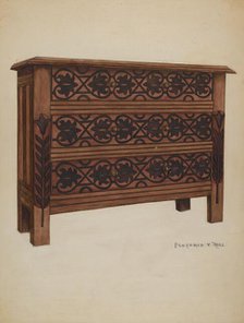 Chest of Drawers, c. 1936. Creator: Florence Neal.